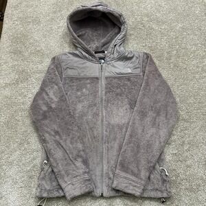 Women's The North Face Full Zip Hoodie Medium Grey Outdoor Activewear